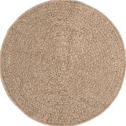 vidaXL Vloerkleed ZIZUR binnen en buiten 90 cm jute look