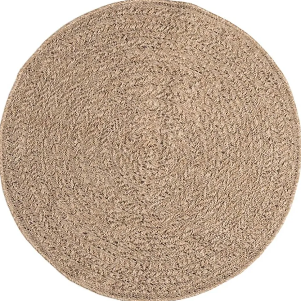 vidaXL Vloerkleed ZIZUR binnen en buiten 90 cm jute look