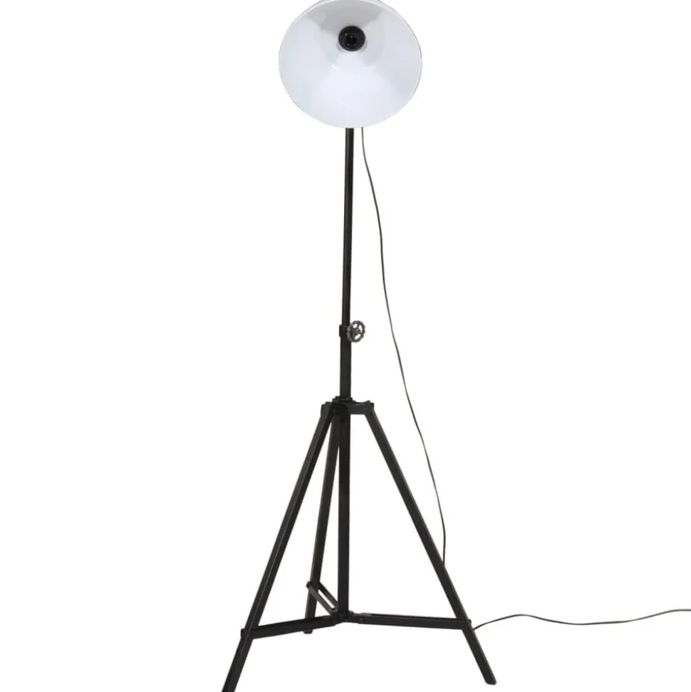 vidaXL Vloerlamp 25 W E27 61x61x90/150 cm wit