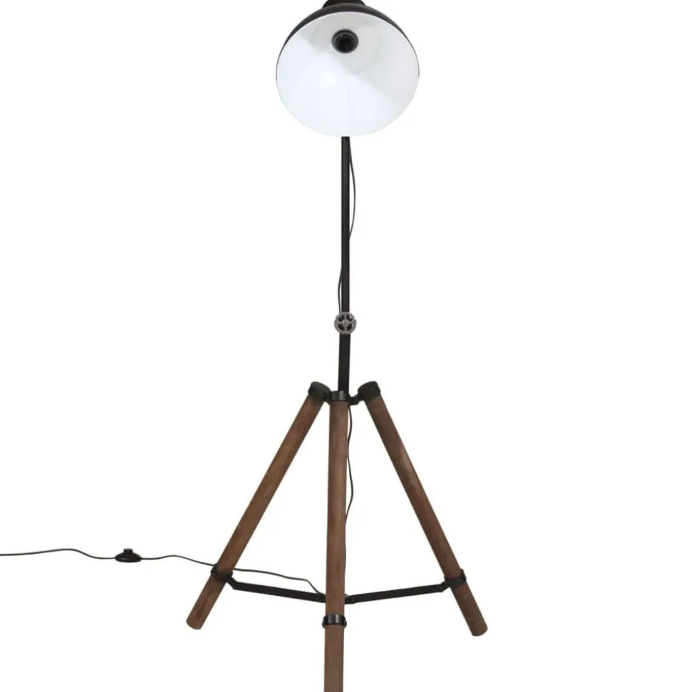 vidaXL Vloerlamp 25 W E27 75x75x90-150 cm zwart