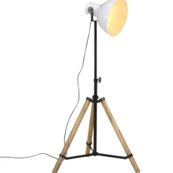 vidaXL Vloerlamp 25 W E27 75x75x90-150 cm wit