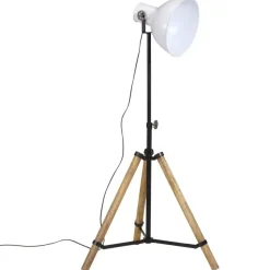 vidaXL Vloerlamp 25 W E27 75x75x90-150 cm wit