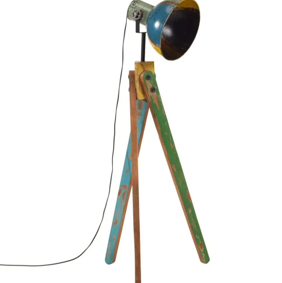 vidaXL Vloerlamp 25 W E27 45x45x120 cm meerkleurig