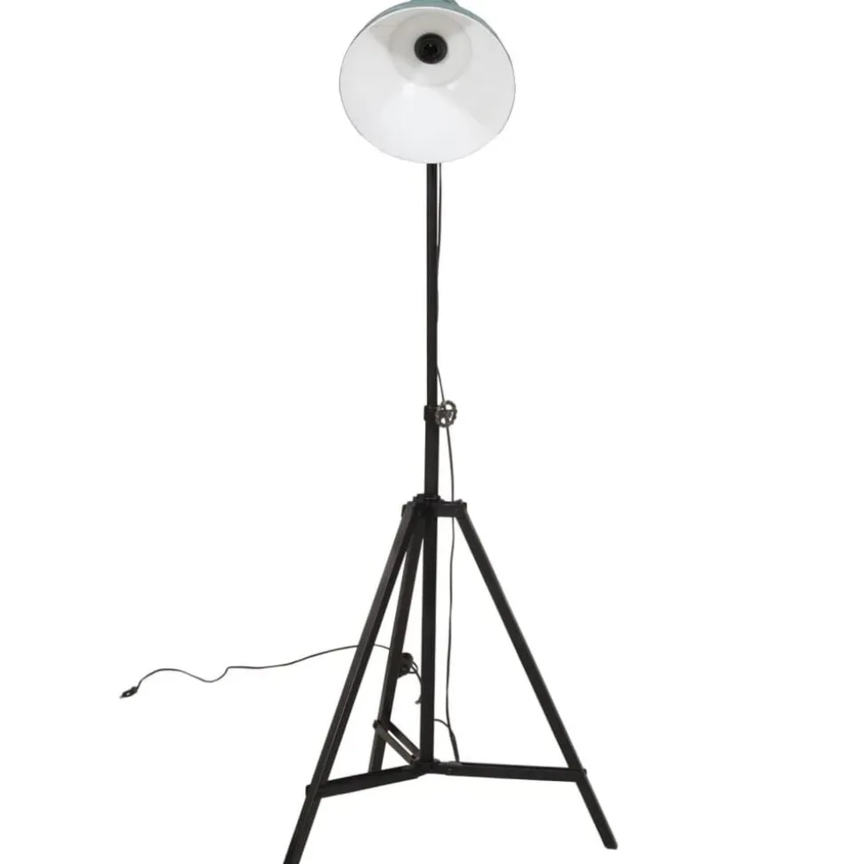 vidaXL Vloerlamp 25 W E27 61x61x90/150 cm verweerd blauw