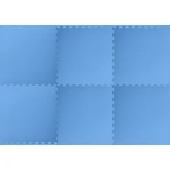 vidaXL Vloermatten 6 st 2,16 ㎡ EVA-schuim blauw