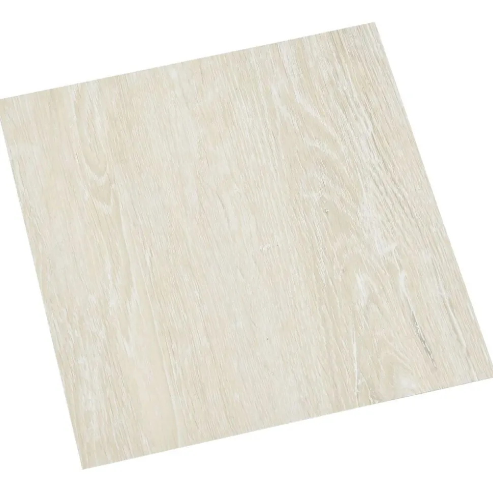 vidaXL Vloerplanken 55 pcs Crème 5,11 m² PVC