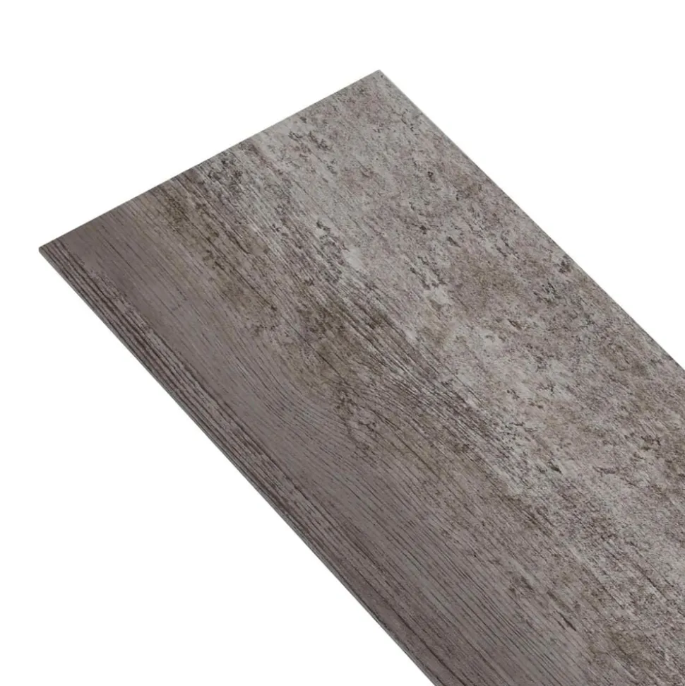 vidaXL Vloerplanken 36 pcs Bruin 5,02 m² PVC