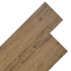 vidaXL Vloerplanken 18 pcs Walnoot Bruin 5,26 m² PVC