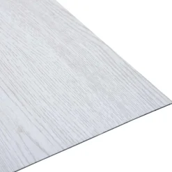 vidaXL Vloerplanken 55 pcs Wit 5,11 m² PVC
