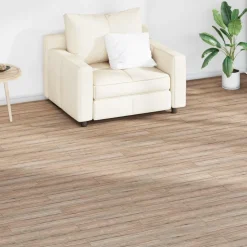 vidaXL Vloerplanken 36 pcs Eikenbruin 5,02 m² PVC