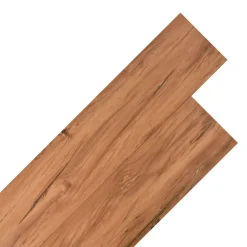 vidaXL Vloerplanken 18 pcs Bruin 5,26 m² PVC