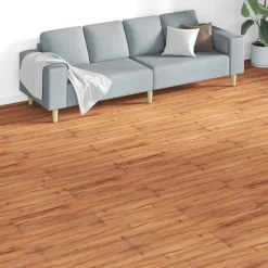vidaXL Vloerplanken 18 pcs Bruin 5,26 m² PVC