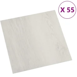 vidaXL Vloerplanken 55 pcs Beige 5,11 m² PVC