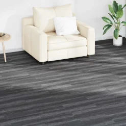 vidaXL Vloerplanken 36 pcs Zwart en Wit 5,02 m² PVC