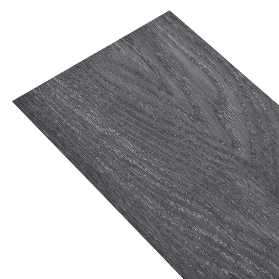 vidaXL Vloerplanken 36 pcs Zwart en Wit 5,02 m² PVC