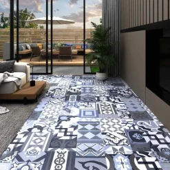 vidaXL Vloerplanken 55 pcs Multikleur 5,11 m² PVC