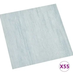 vidaXL Vloerplanken 55 pcs Groen 5,11 m² PVC