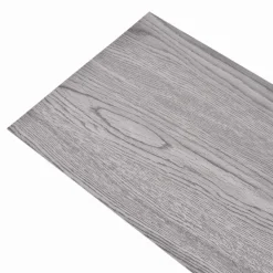 vidaXL Vloerplanken 18 pcs Donkergrijs 5,26 m² PVC