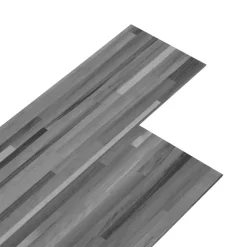 vidaXL Vloerplanken 18 pcs Grijs 5,26 m² PVC