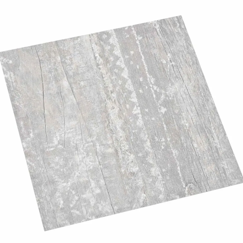 vidaXL Vloerplanken 55 pcs Grijs 5,11 m² PVC