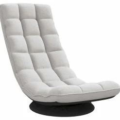 vidaXL Vloerstoel draaibaar 70x51x79 cm stof wolkengrijs