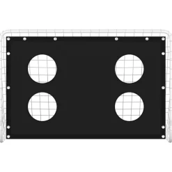 vidaXL Voetbaldoeltrainingsdoel 184x61x122 cm staal