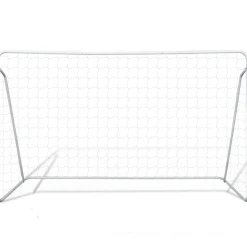 vidaXL Voetbalgoals 2 st 240x90x150 cm staal