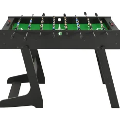 vidaXL Voetbaltafel inklapbaar 121x61x80 cm zwart