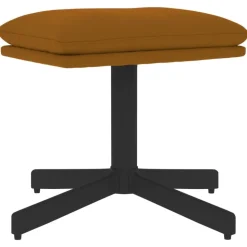 vidaXL Voetenbank 60x60x36 cm fluweel bruin