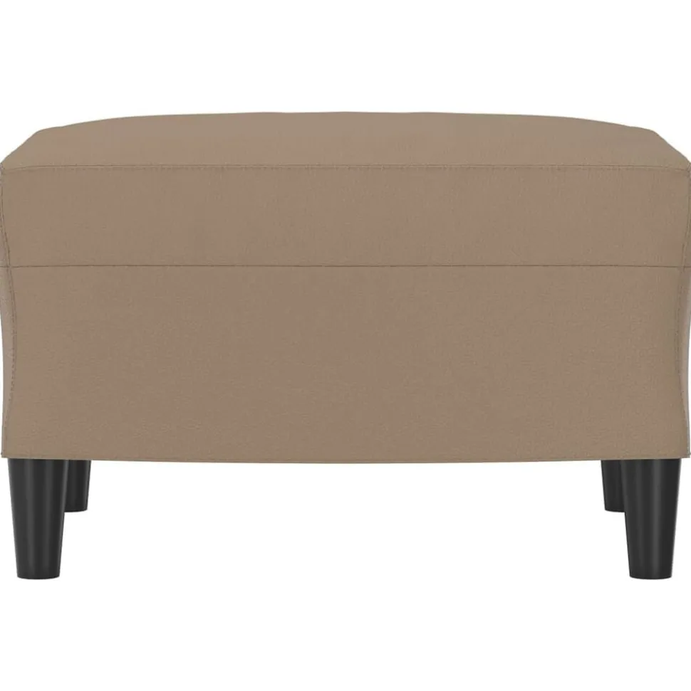 vidaXL Voetenbank 60x50x41 cm kunstleer cappuccino
