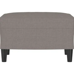 vidaXL Voetenbank 60x50x41 cm stof taupe