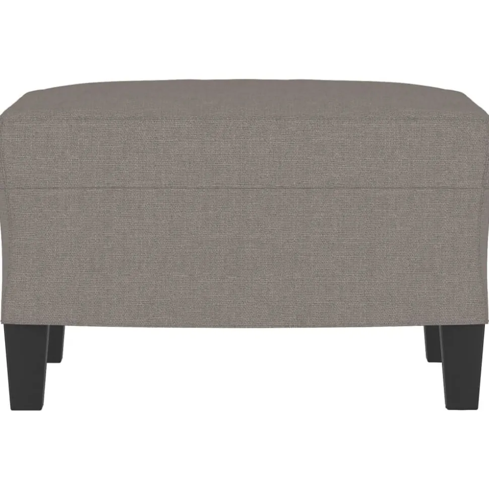 vidaXL Voetenbank 60x50x41 cm stof taupe