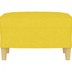 vidaXL Voetenbank 60x50x41 cm stof geel