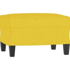 vidaXL Voetenbank 60x50x41 cm stof geel