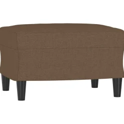 vidaXL Voetenbank 60x50x41 cm stof bruin