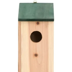 vidaXL Vogelhuisjes 4 st 12x12x22 cm hout