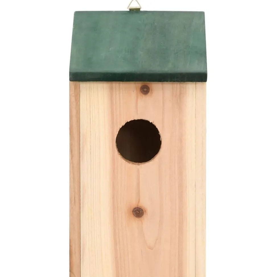 vidaXL Vogelhuisjes 4 st 12x12x22 cm hout
