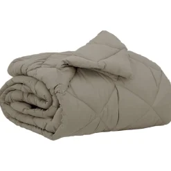 vidaXL Vol jaar dekbed Lichtgrijs 135 x 200 cm Microfiber