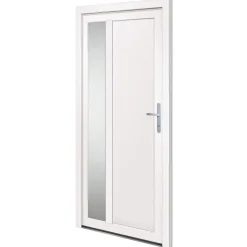 vidaXL Voordeur 98x200 cm PVC wit