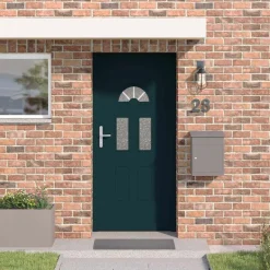 vidaXL Voordeur 98x208 cm PVC wit
