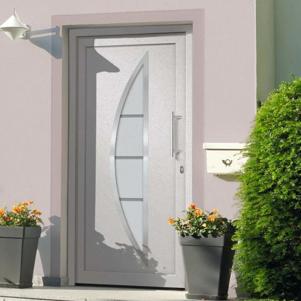 vidaXL Voordeur 88x200 cm wit