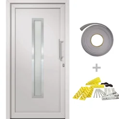 vidaXL Voordeur 88x200 cm wit
