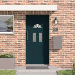 vidaXL Voordeur 110x210 cm wit