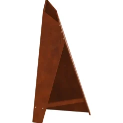 vidaXL Vuurkorf Bruin 58 x 40 x 100 cm Cortenstaal