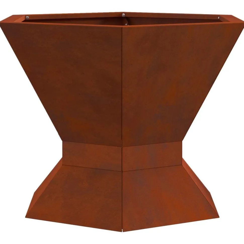 vidaXL Vuurkorf Bruin 50 x 50 x 40 cm Cortenstaal