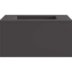 vidaXL Vuurkorf Zwart 60 x 60 x 30 cm Staal
