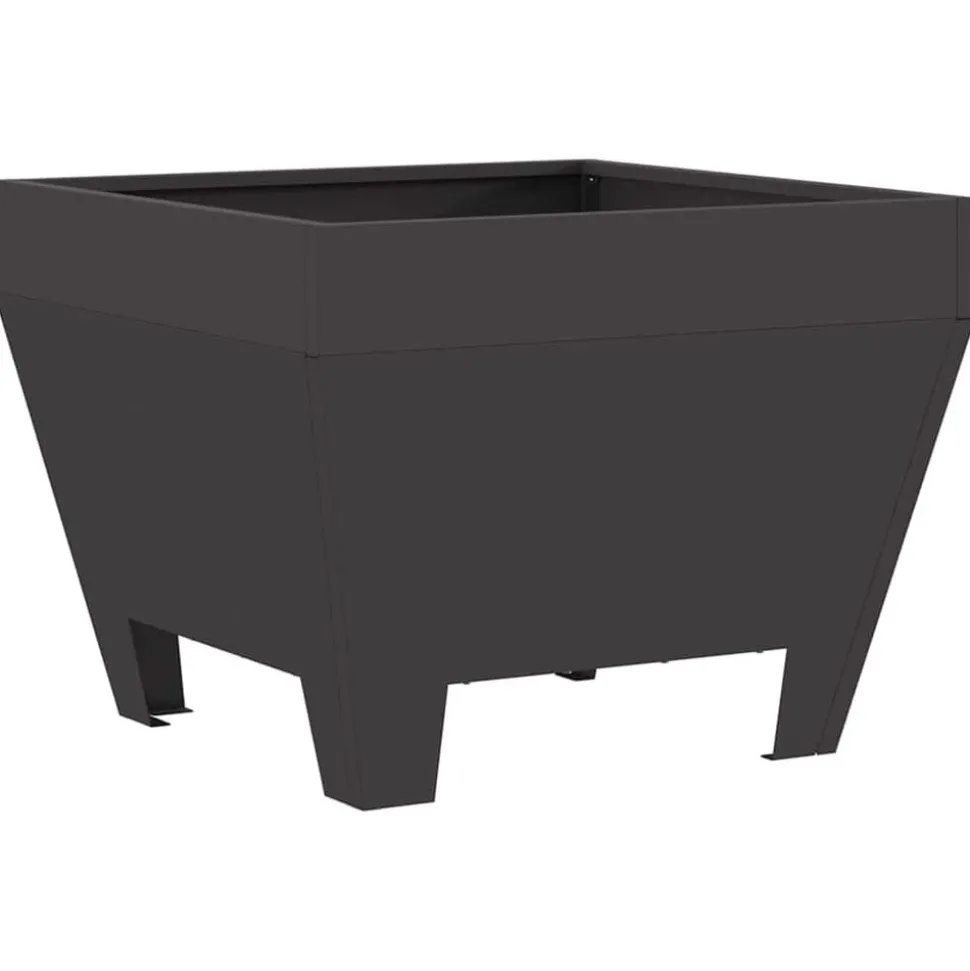 vidaXL Vuurkorf Zwart 50 x 50 x 38 cm Staal