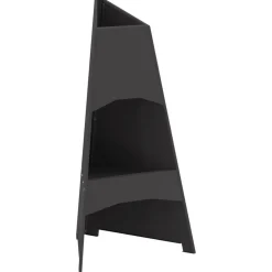 vidaXL Vuurkorf Zwart 50 x 50 x 95 cm Staal