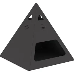 vidaXL Vuurkorf Zwart 50 x 50 x 51 cm Staal