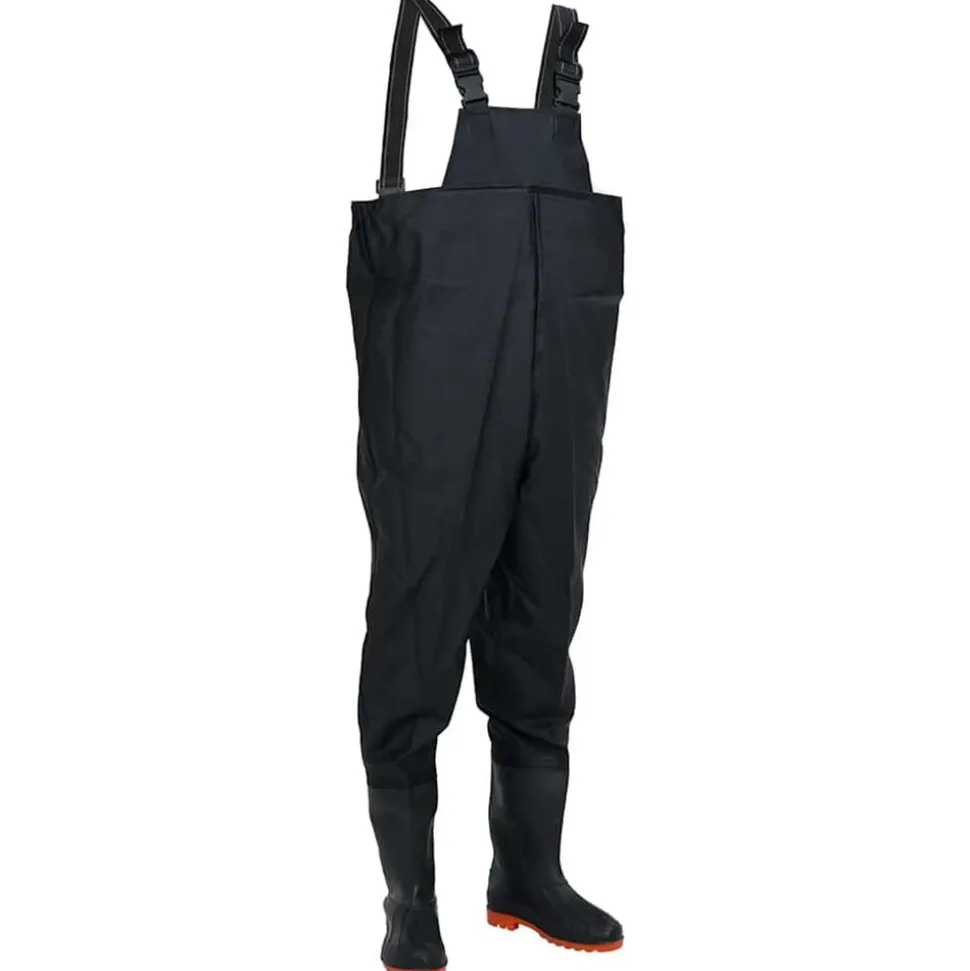 vidaXL Waadpak met laarzen maat 46 zwart